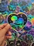 Holográfico CALAVERAS AMANTES CORAZÓN - comprar online