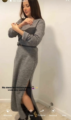 Vestido Midi em Tricot - Dalla FIori