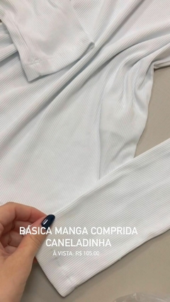 Blusa Básica Manga Longa - loja online