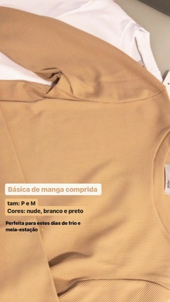 Blusa Básica Manga Longa