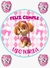 LAMINAS COMESTIBLES PERSONALIZADAS REDONDAS