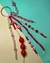 Llaveros mostacillas (pack x5 surtido) - Magenta accesorios