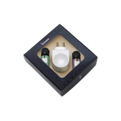 Kit Presente Via Aroma Essências Bamboo e Lavanda + Aromatizador Elétrico
