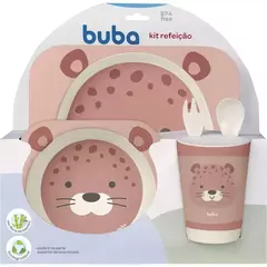 KIT REFEIÇÃO BAMBU - ROSA - comprar online