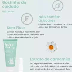 Imagem do GEL DENTAL- SABOR DE FRUTINHAS - SEM FLÚOR / ACOMPANHA ESCOVA MASSAGEADORA.