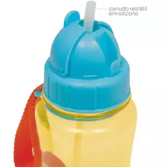 GARRAFINHA ANIMAL FUN - 350ML - TAMPA RETRÁTIL HIGIÊNICA +12 na internet