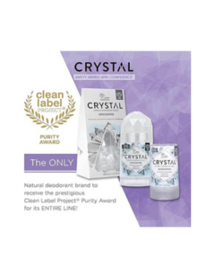 DESODORANTE CRYSTAL - SEM PERFUME - PEDRA 120G - comprar online