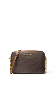 JET SET - BOLSA DE OMBRO - MARROM | MICHAEL KORS