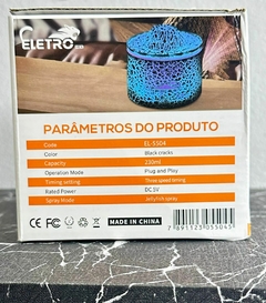 Difusor De Aroma Ambiente Umidificador Ar Óleos Led Vulcão - comprar online