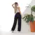 Calça Cargo Feminina Wide Leg em Sarja Preta – Tendência Street Style - loja online