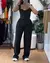 Conjunto Feminino Elegante Dazac – Regata com Botões e Calça de Alfaiataria - loja online