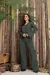 Conjunto Feminino Moletinho Cropped Manga Flare e Calça Cargo Pantalona com Elastano - Dazac