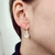 Argolla cubic doble dije corazón shine y cubic- plata 925 - comprar online