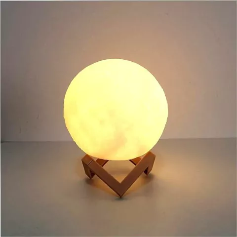 Luminaria Lua Cheia com Base e alto Relevo 3