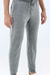 Calça Moletom Essencial Jogger Bolso Faca Cinza Claro - Ref : 0724900030165