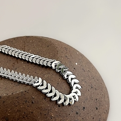Pulseira Corrente Tulipa Vazada Prata