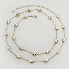 Colar Corrente Grãos Bold Longo Dourado - comprar online