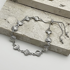 Pulseira Corrente Concha Delicada Prata - comprar online