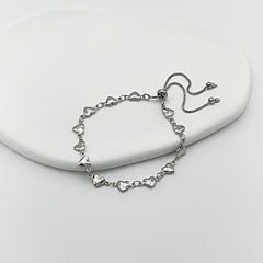 Pulseira Corrente Love Bold Mini Prata - comprar online