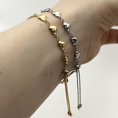 Pulseira Corrente Love Bold Mini Prata - My.Lily Store