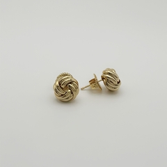 Brinco Nó Twist Duplo PP Dourado - comprar online