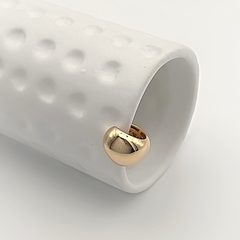 Imagem do Brinco Piercing Half Moon Dourado
