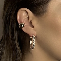Brinco Piercing Half Moon Dourado - My.Lily Store