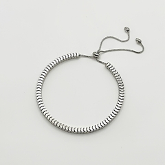 Pulseira Corrente Quadrada Bold Prata na internet