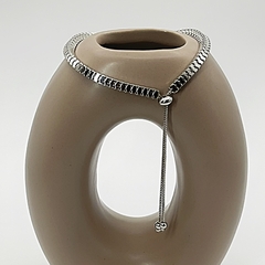 Pulseira Corrente Quadrada Bold Prata - comprar online