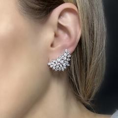 Brinco Earcuff Glow Zircônia Prata na internet