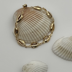 Pulseira Corrente Búzios Delicado Dourado - comprar online