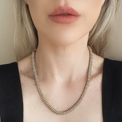 Colar Corrente Elos Mini Balls Dourado - My.Lily Store