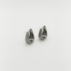 Brinco Argola Harp Gota Bold Pequena Prata - My.Lily Store
