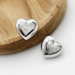 Brinco Love Bold Liso Grande Prata - comprar online