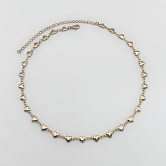 Colar Corrente Love Bold Mini Curto Dourado na internet