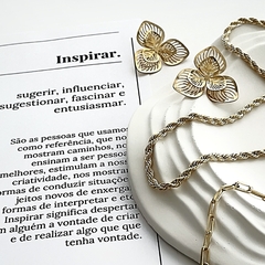Colar Corrente Cordão Baiano Dourado - My.Lily Store