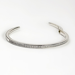 Bracelete Glow Slim Mini Zircônia Prata - comprar online