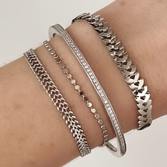 Pulseira Mini Bolinha Charme Prata - My.Lily Store
