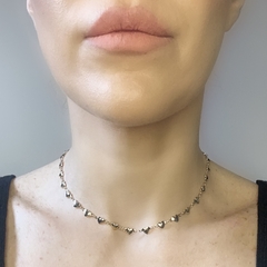 Colar Corrente Love Bold Mini Curto Dourado - My.Lily Store