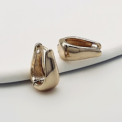 Brinco Argola Harp Gota Bold Pequena Dourado - comprar online