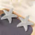 Aretes estrella de mar plateada R20