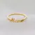 Anillo dorado MAMA acero inox 234