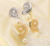 Aretes caracol plateado de perla 1M7 - comprar en línea