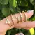 Anillo perlas chapa de oro AZ117 - comprar en línea
