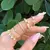 Anillo perlas ajustable chapa de oro AZ236 - comprar en línea