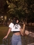 Crop Top Oversize Cat - tienda en línea
