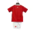 Conjunto Infantil Internacional I 25/26 - Vermelho - Camisa e Short - Adidas - comprar online