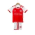 Kit Infantil Internacional I 24/25 - Adidas - Vermelho e branco