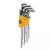 Set Llaves Hexagonales Punta Bola 9 Piezas 1.5-10mm Industrial