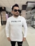 MOLETOM CARECA DUBLIN BRANCO ESCRITA PRETO - comprar online